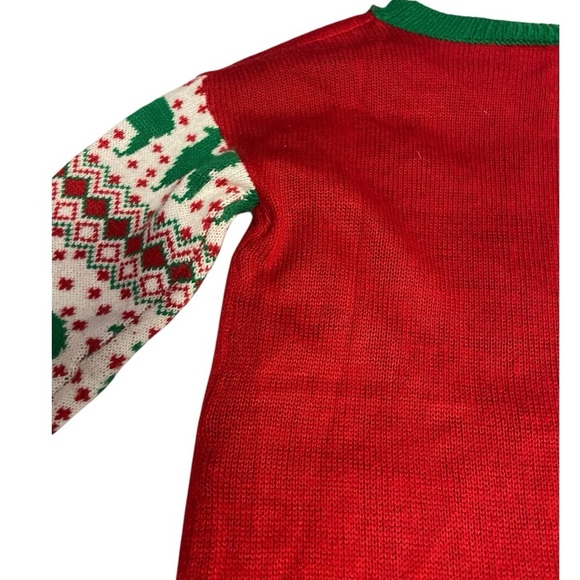 Lama Christmas sweater, size medium, super festive and cute - Picture 5 of 9